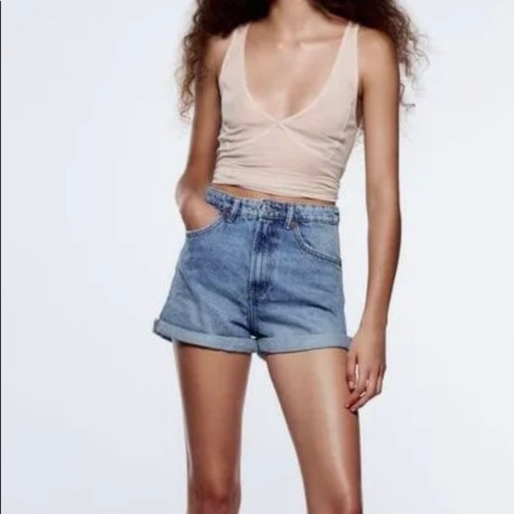 Zara mom shorts